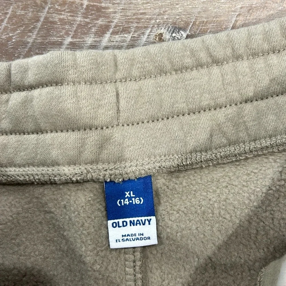 Old Navy Light Forest Green Fleece Shorts